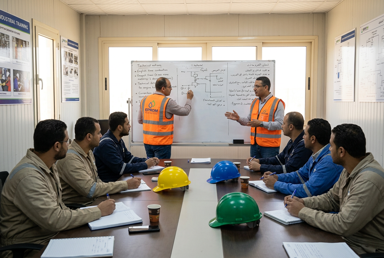 EPROM workshop with operators and engineers