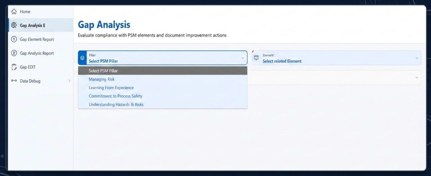 Risk Lens — PSM pillar selection